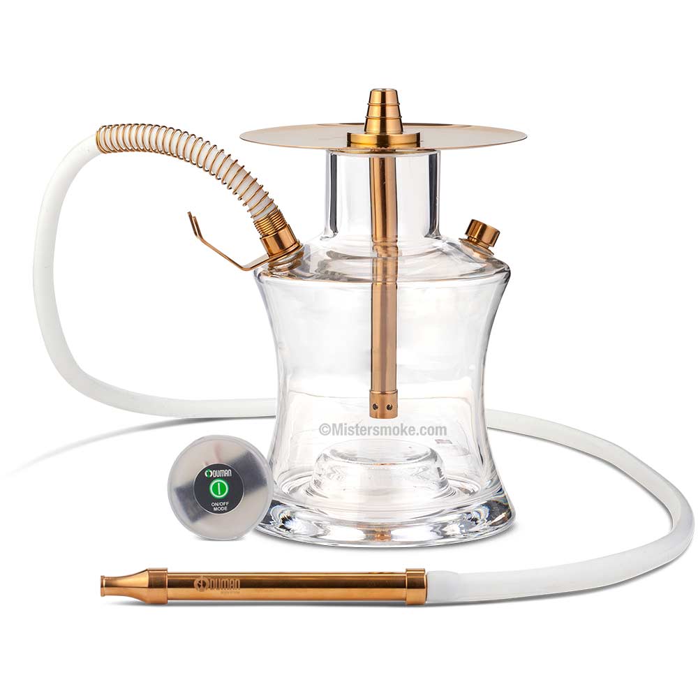 Oduman N2 Gold Glass Hookah