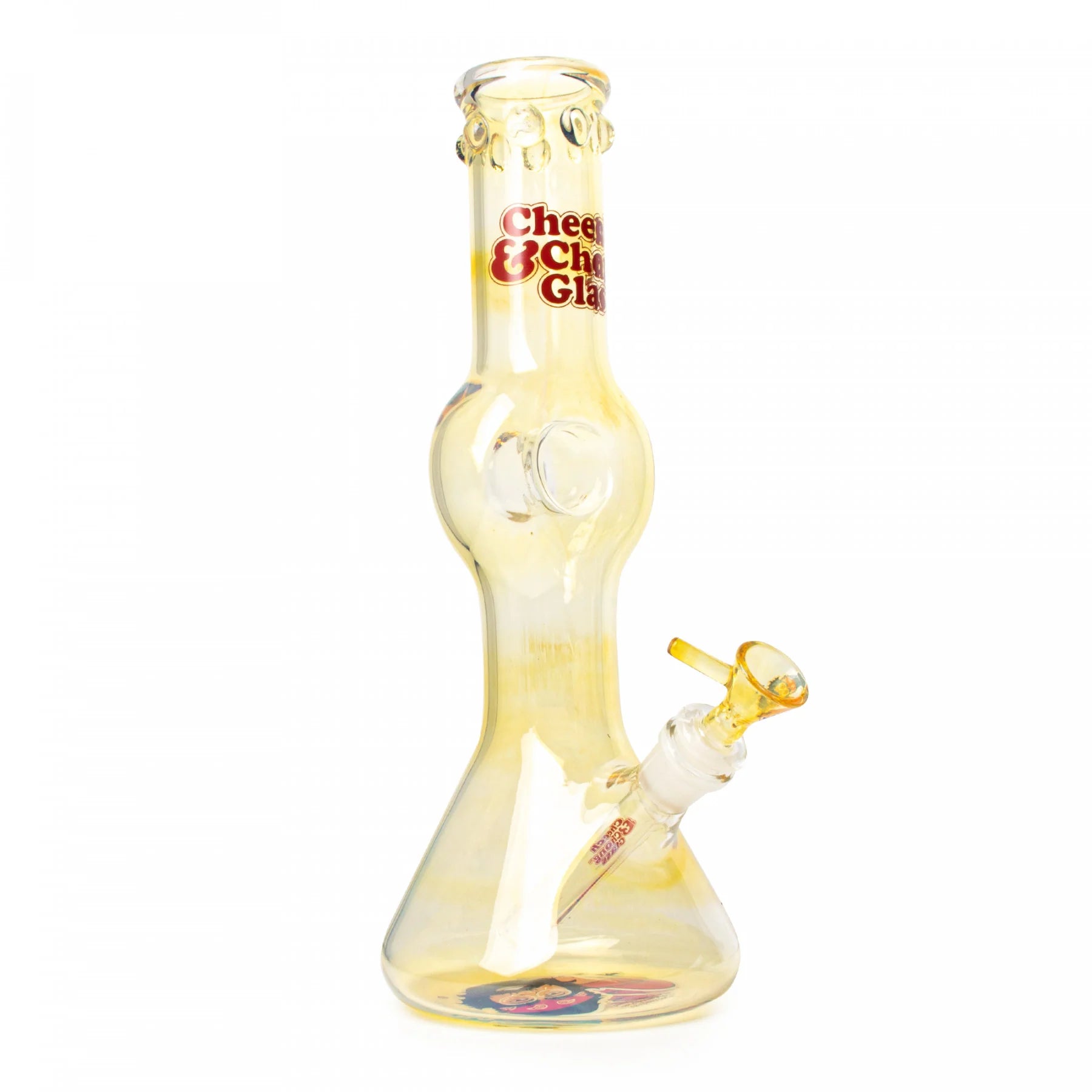 Cheech & Chong Glass 12'' Tall Sister Mary Elephant Donut Tube W/14mm Joint Bong