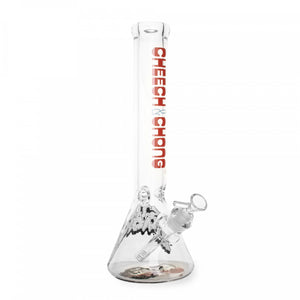 Cheech and Chong Glass Still Smokin Beaker Bong
