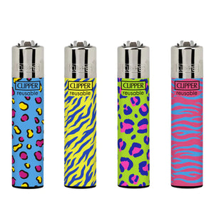 Clipper Lighters - Pop Animal Print