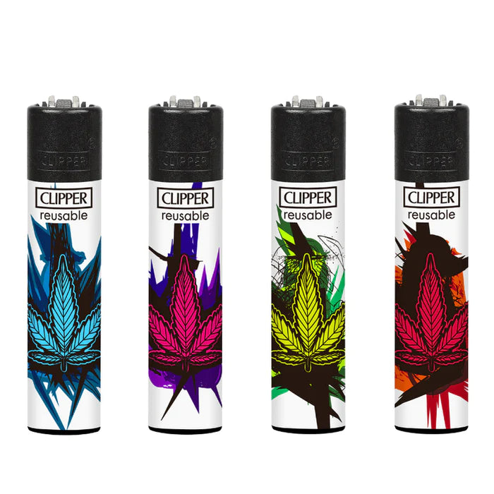 Clipper Lighters - Artistic Leaves