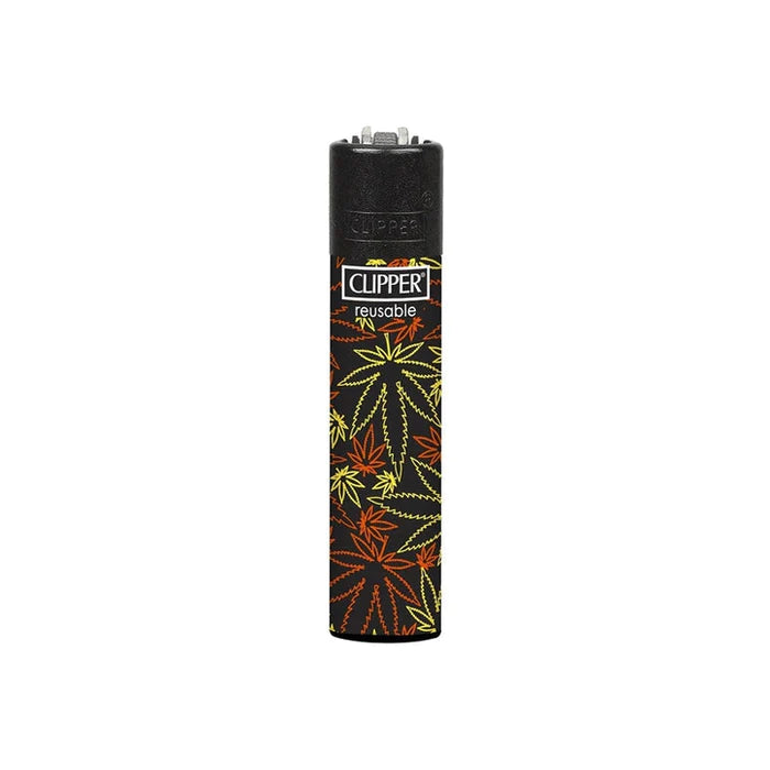 Clipper Lighters - Fluorescent Leaves