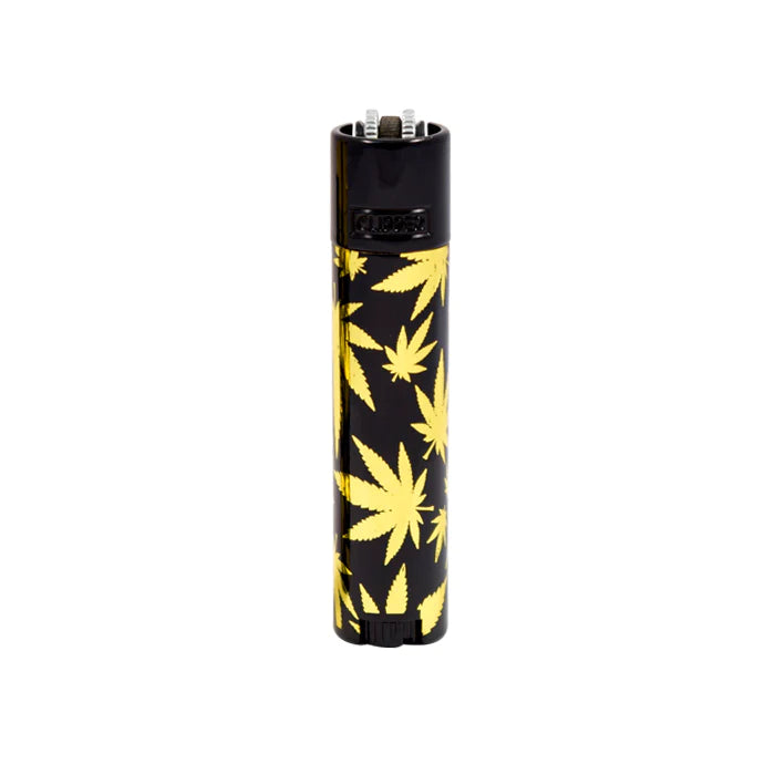 Clipper Metal Lighters - Gold Leaves