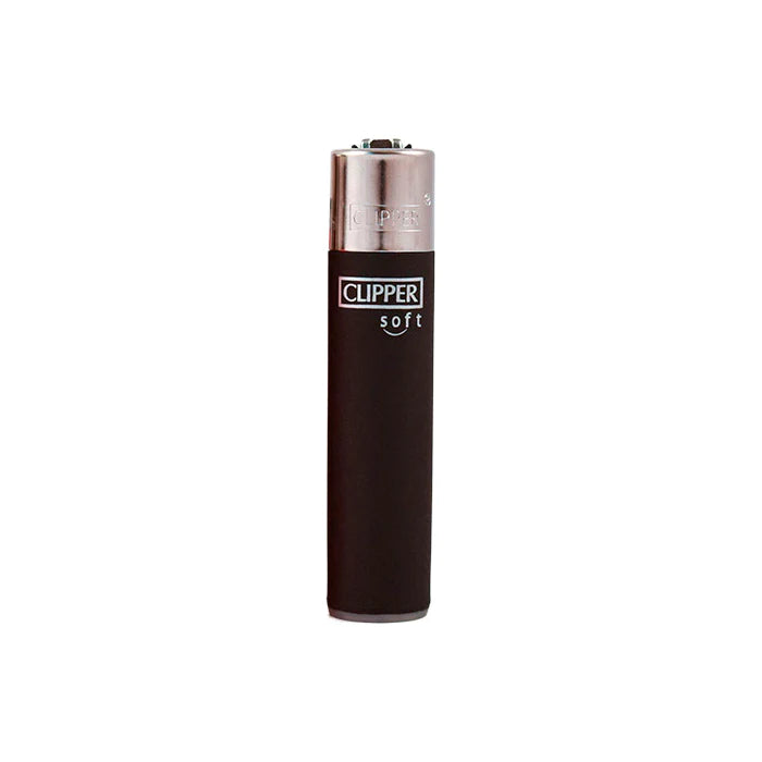 Clipper Lighters - Soft Touch Black