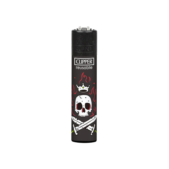 Clipper Lighters - Tattoo Skulls