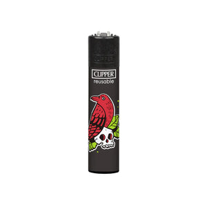 Clipper Lighters - Tattoo Skulls