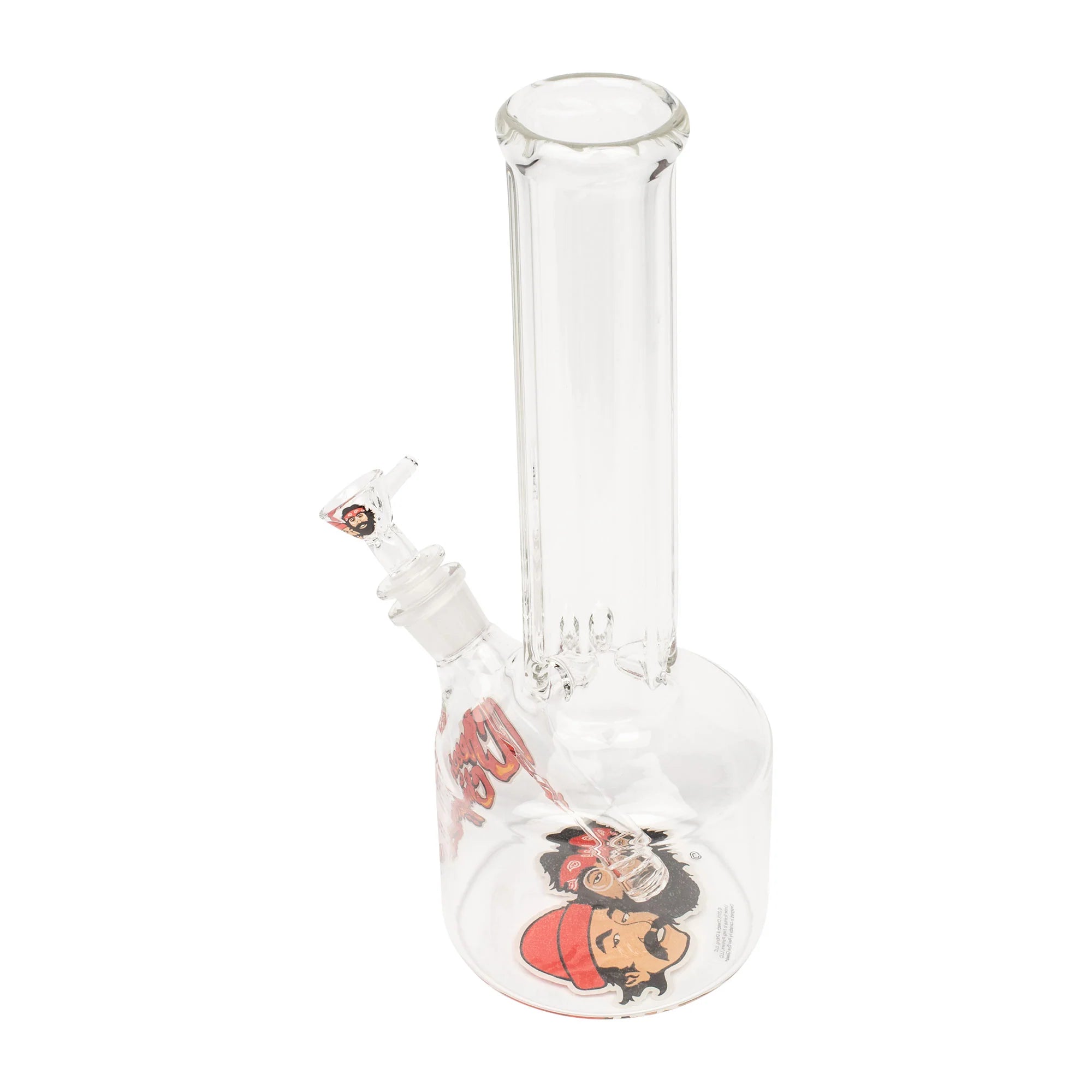 Cheech & Chong Glass 12'' Tall Blind Melon Chitlin' Tube W/14mm Joint Bong