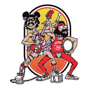 Cheech and Chong Glass Earache My Eye Beaker Tube Bong