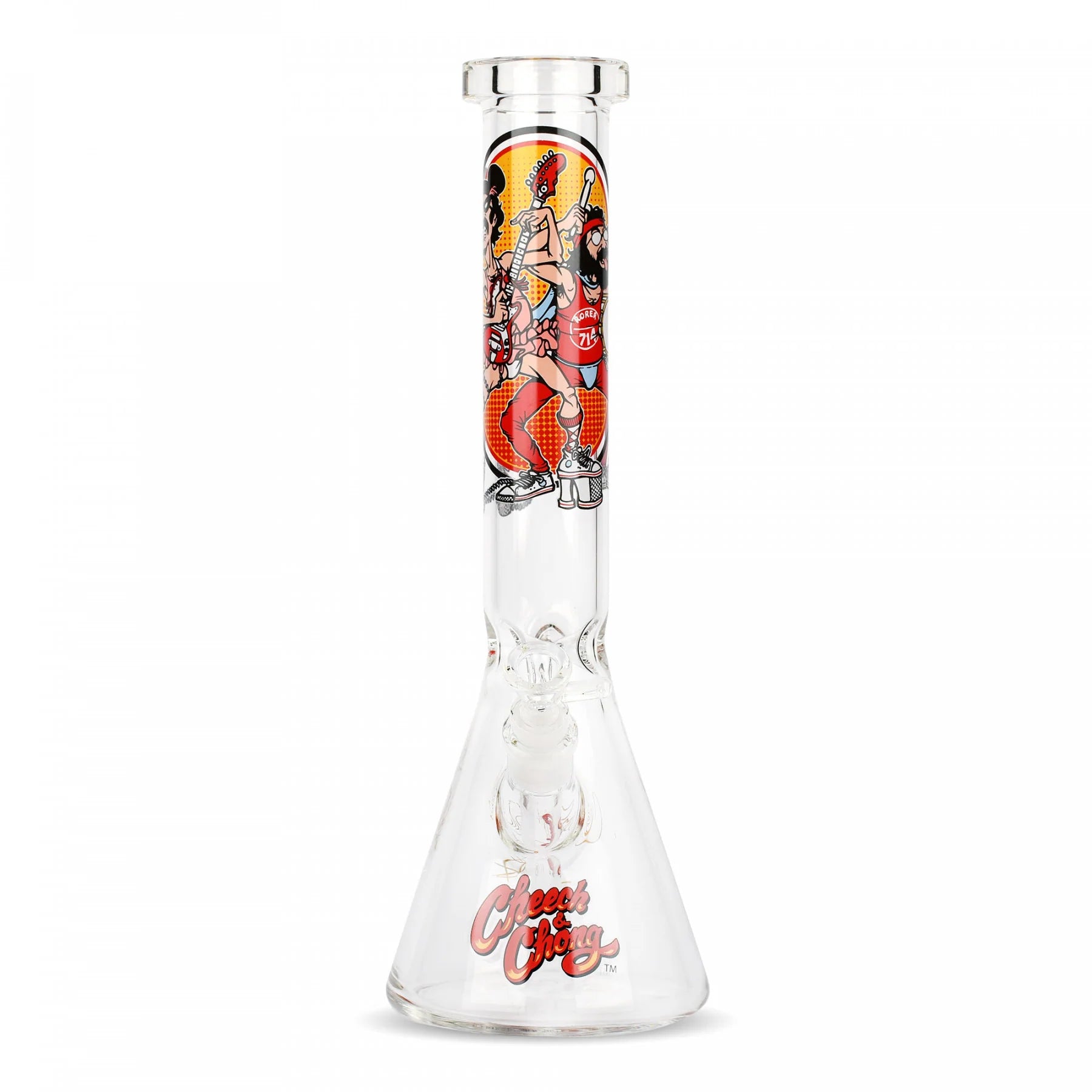 Cheech and Chong Glass Earache My Eye Beaker Tube Bong