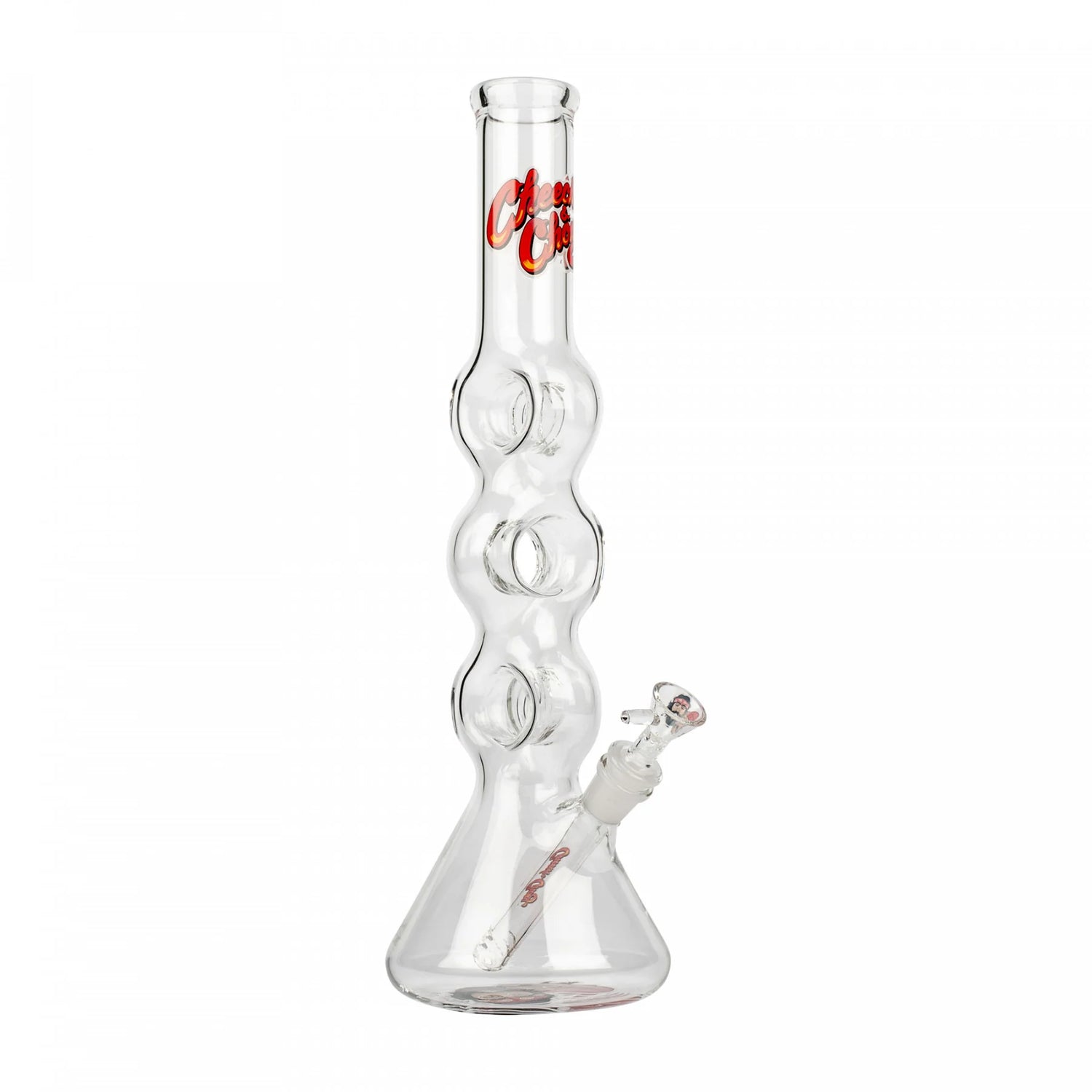 Cheech and Chong Glass 16" Moe Money Triple Donut Tube