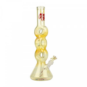 Cheech and Chong Glass 16" Moe Money Triple Donut Tube