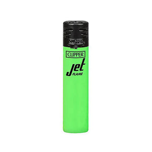 Clipper Jet Flame Lighters - Shiny Fluorescent