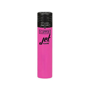 Clipper Jet Flame Lighters - Shiny Fluorescent