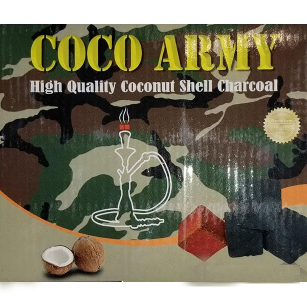 Coco Army Coconut Charcoal - 90 Pieces - Small Cubes