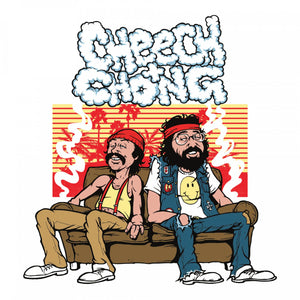 Cheech & Chong Glass 15" Couched Beaker Tube Bong