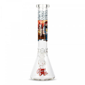 Cheech & Chong Glass 15" Couched Beaker Tube Bong