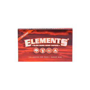 Elements Red Rolling Paper Single Wide