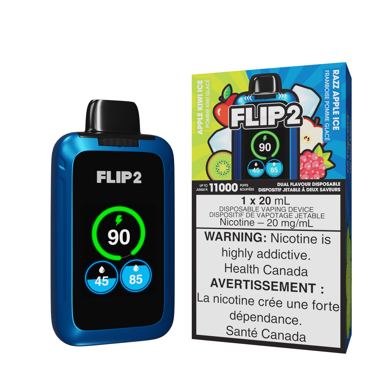 Flip Bar 2 - 2-in-1 Disposable Vape 11K