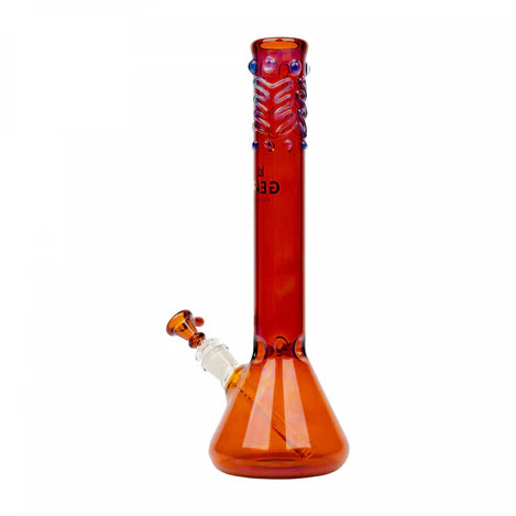 GEAR Premium - 14" Tall Beaker Tube with Worked Top Bong