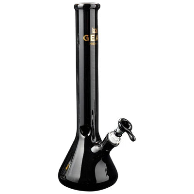 GEAR 13'' Tall Solid Black Beaker Tube Bong