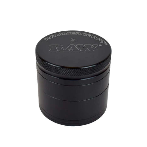 RAW x Hammercraft Aluminium 4 Piece Grinder & Pollonator