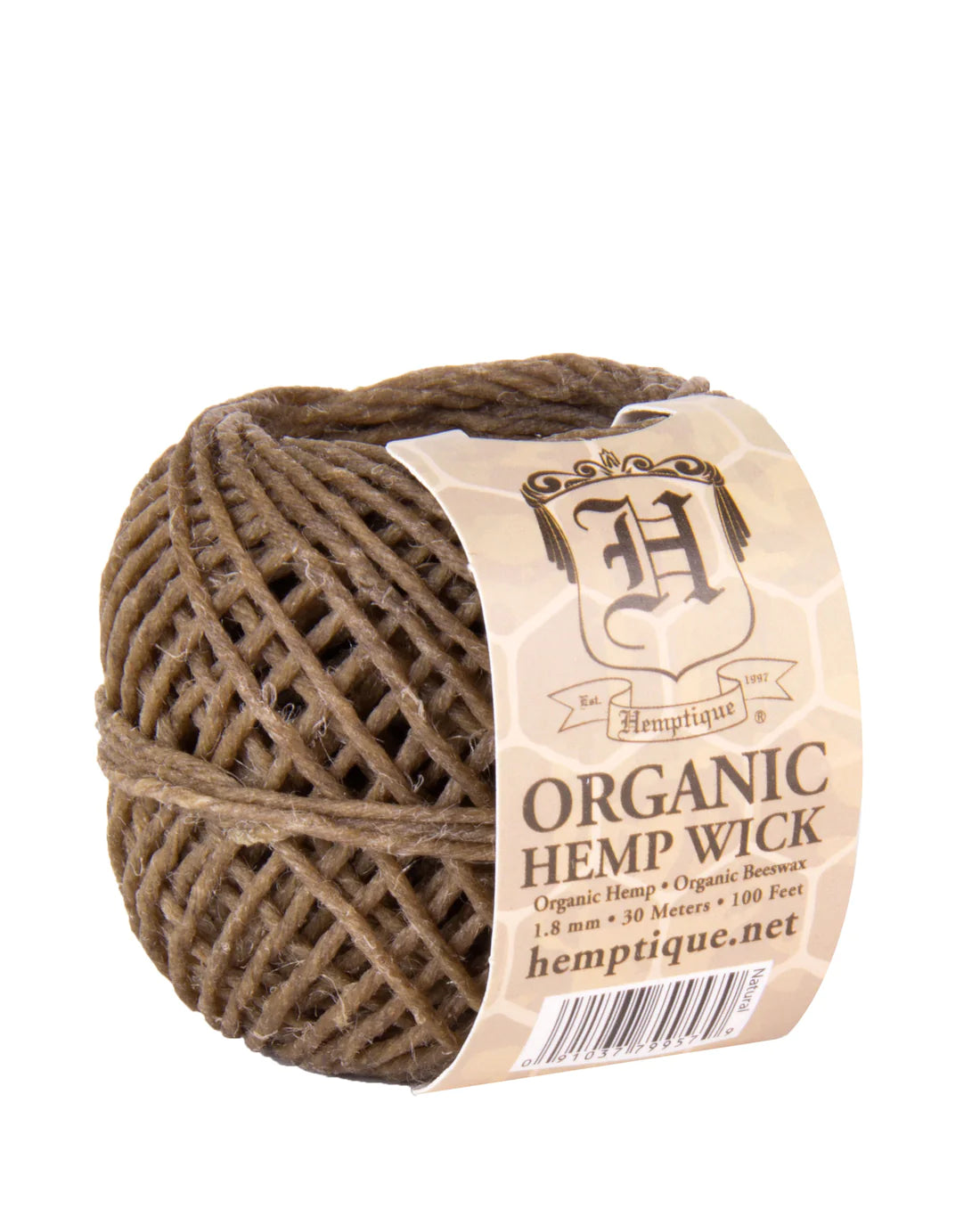 Hemptique Beeswaxed Hemp Wick