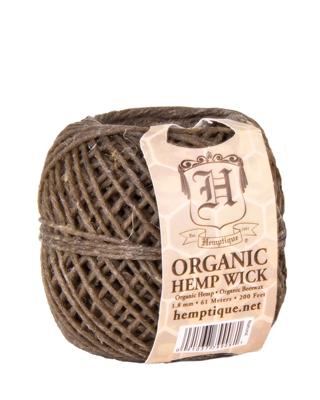 Hemptique Beeswaxed Hemp Wick