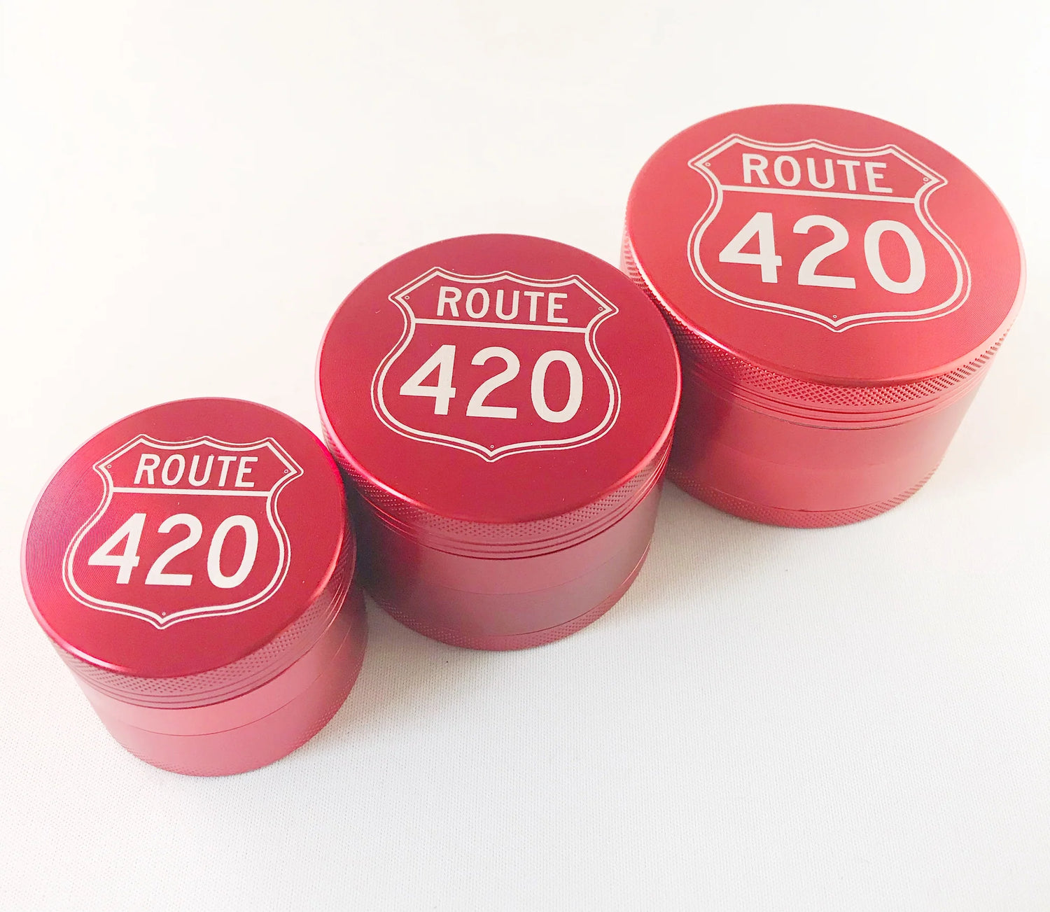 Route 420 Grinder 4 Piece Red