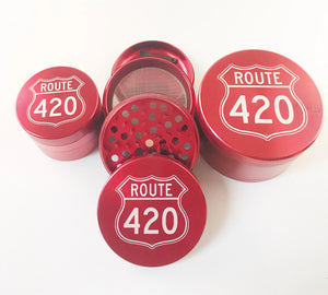 Route 420 Grinder 4 Piece Red