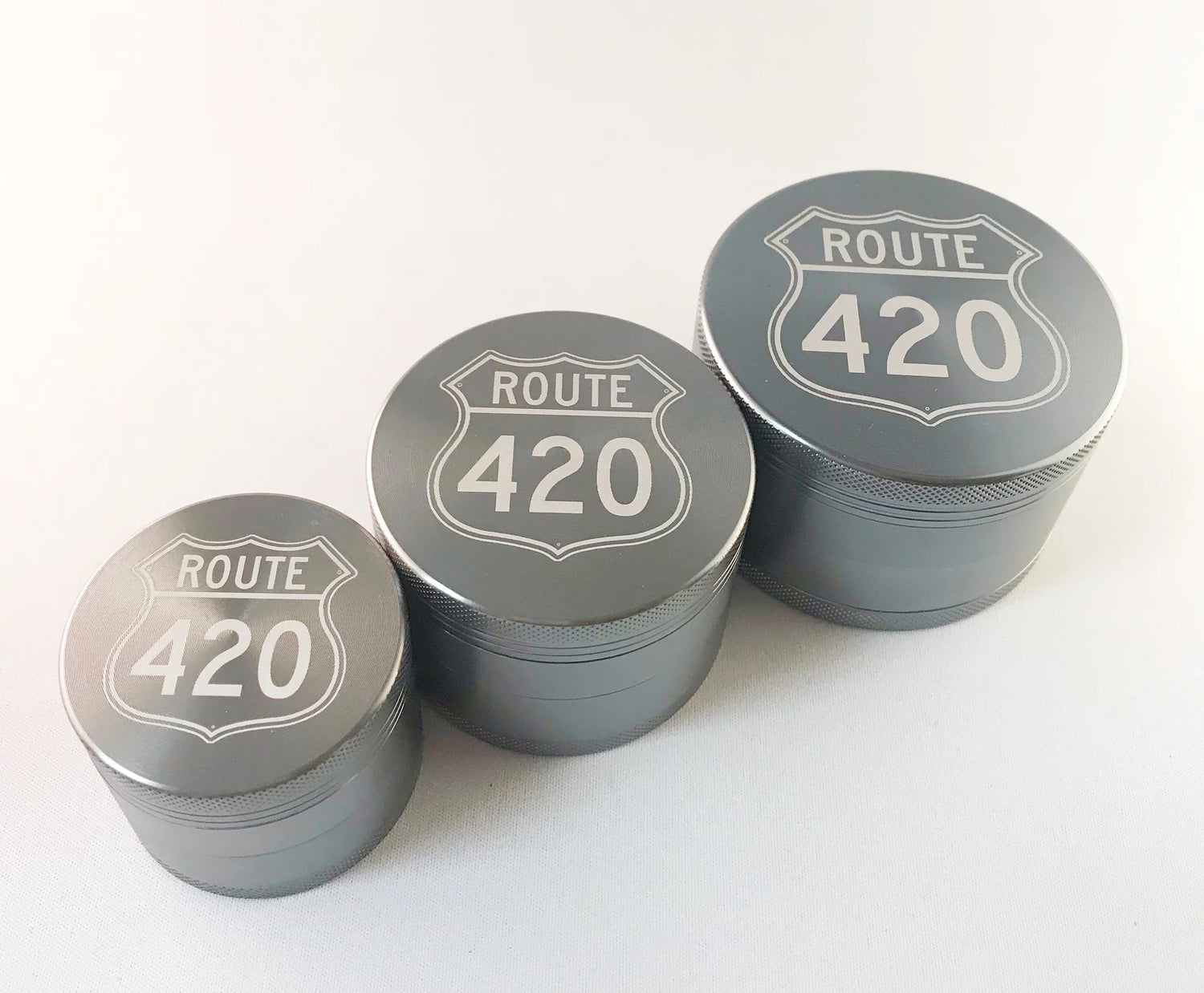 Route 420 4 Piece Grinder Gun Metal