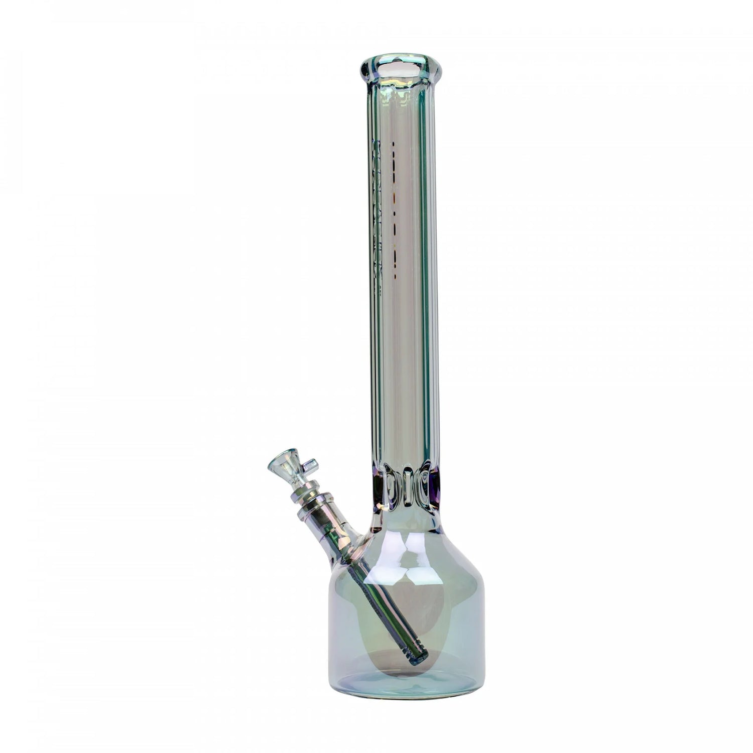 Red Eye Tek 18" Tall Metallic Terminator Finish Hex Tube W/Canteen Base and Embossed Logo