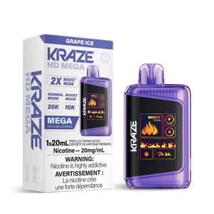 Kraze HD Mega 20K Disposable Vape