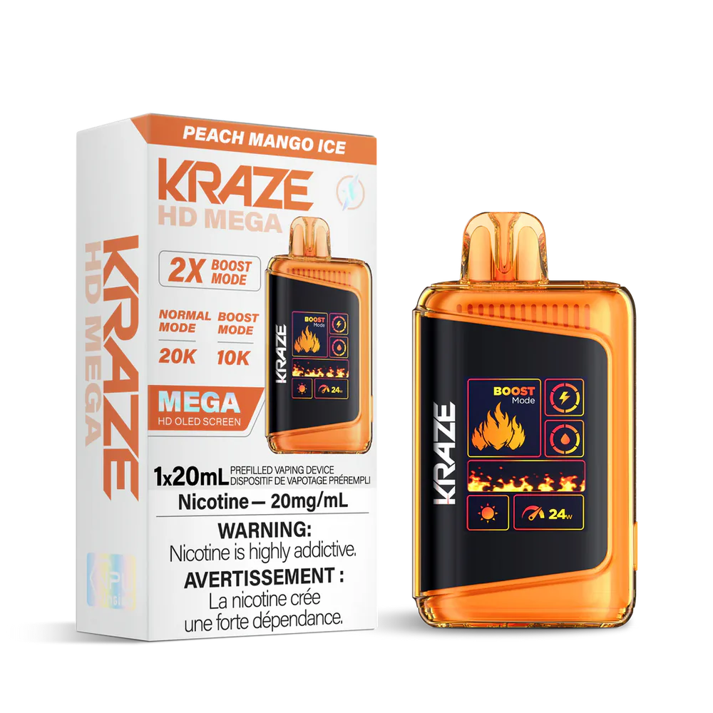 Kraze HD Mega 20K Disposable Vape