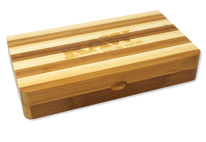 RAW Backflip Rollling Tray Striped Bamboo
