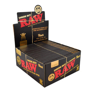 RAW Black Natural King Size Slim Inside Out