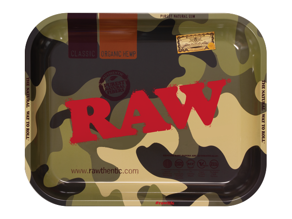 RAW Rolling Tray Camo