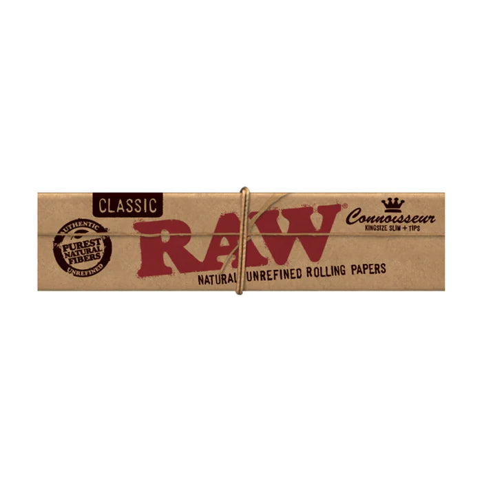 RAW Classic Connoisseur King Size Slim with Tips