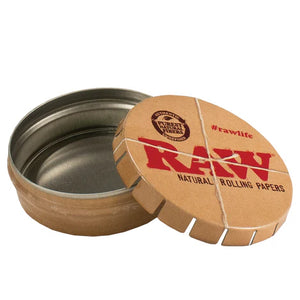 RAW Round Pop Top Tin