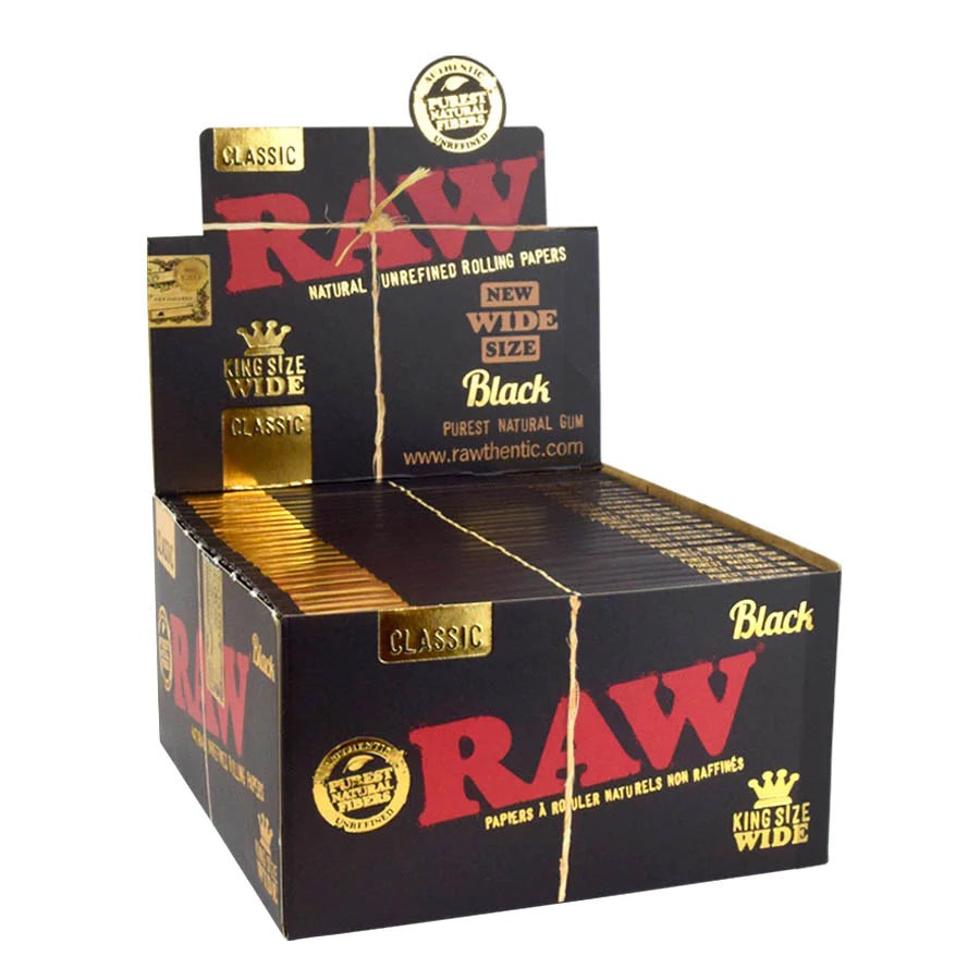 RAW Black Roll King Size Wide