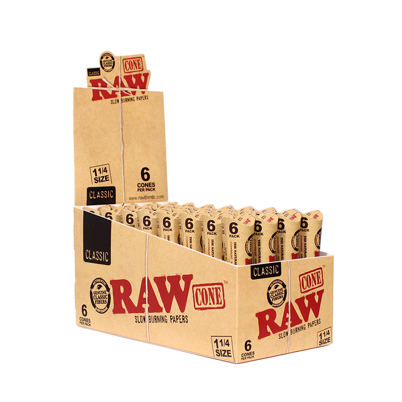 RAW Classic Pre-Rolled Cones 1 1/4