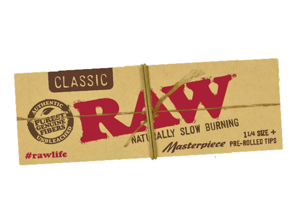 RAW Classic Masterpiece with Pre-Rolled Tips King Size Slim