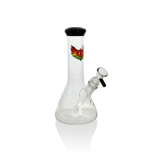 Red Eye Glass - 8" Tall Beaker Tube Bong