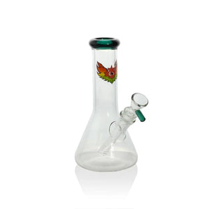 Red Eye Glass - 8" Tall Beaker Tube Bong