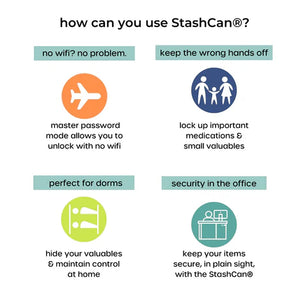 The Stash Can Voice Activated Smell Proof Safe