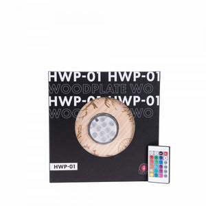 AMY Woodplate – Shisha Coaster with LED Light