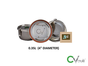CVault Stainless Steel Storage & Curing Containers