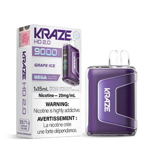 Kraze HD 2.0 9K Disposable Vape