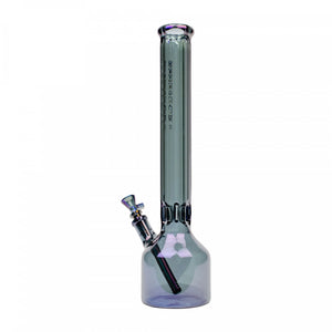 Red Eye Tek 18" Tall Metallic Terminator Finish Hex Tube W/Canteen Base and Embossed Logo