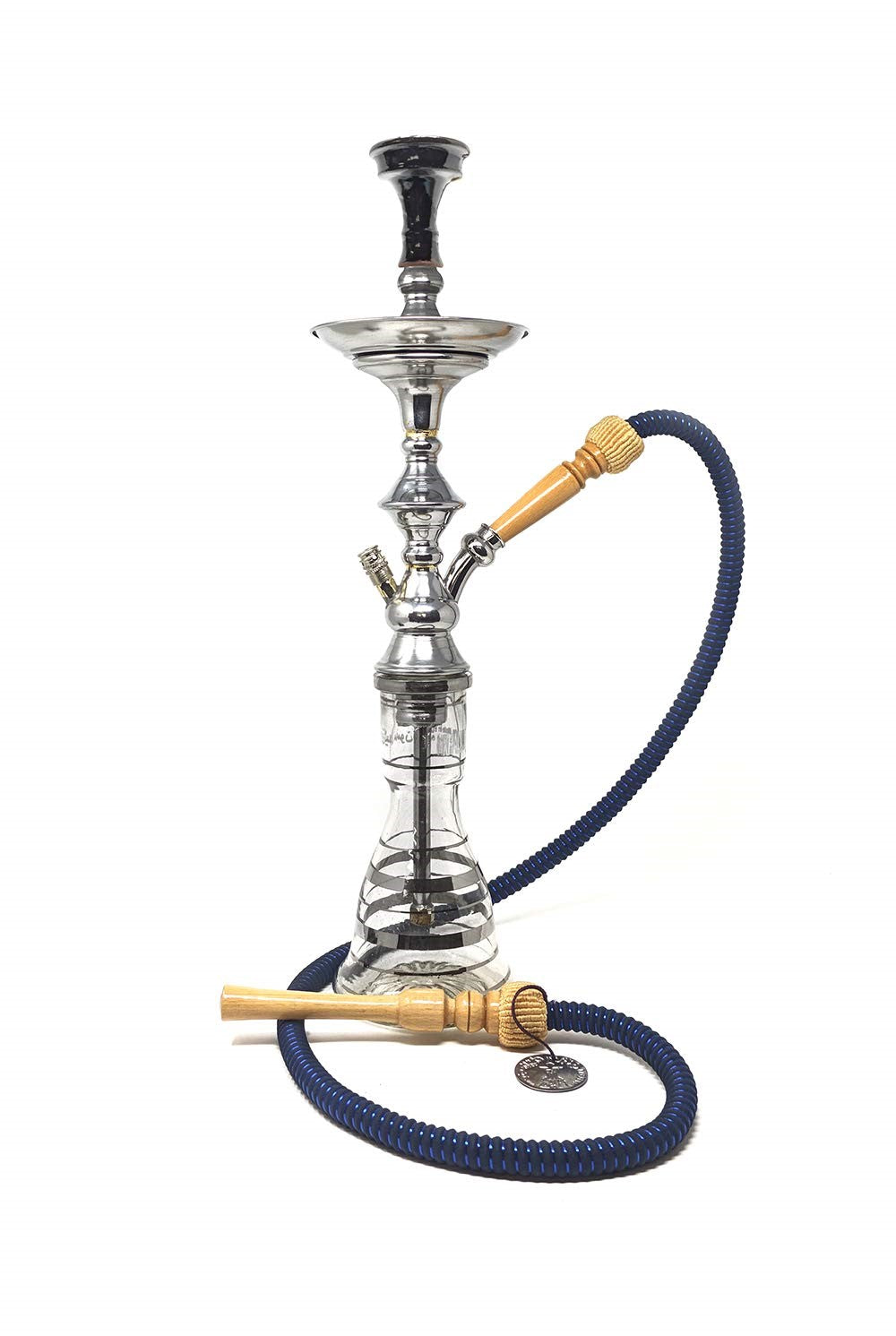 Khalil Mamoon Safari Classic Hookah – Silver