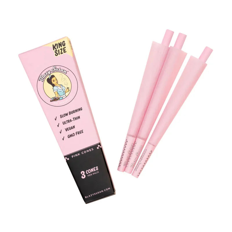 Blazy Susan King Size Pink Cones